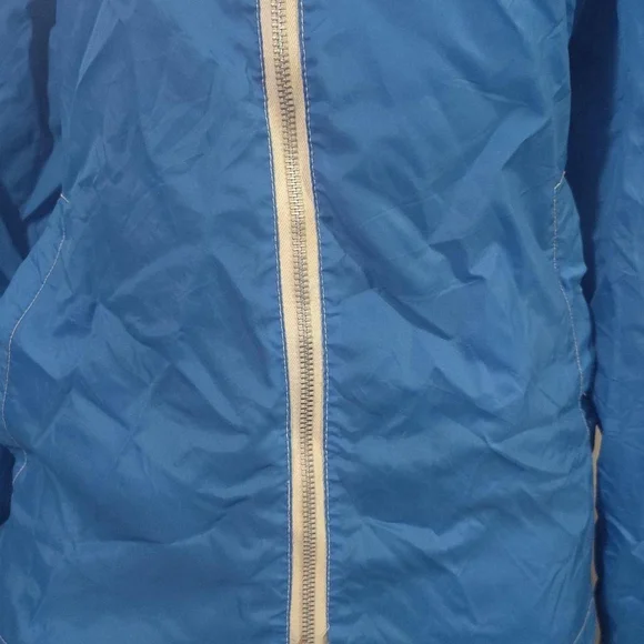 Vintage Blue and white JA sportswear windbreaker jacket - Picture 5 of 8